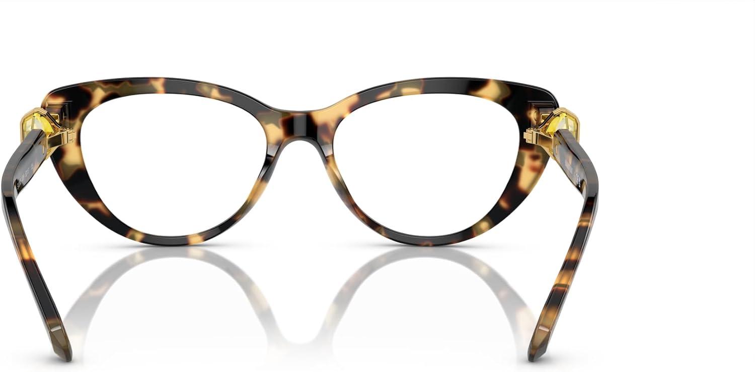 imageSwarovski Womens Sk2005 Cat Eye Prescription Eyewear FramesLight HavanaDemo Lens