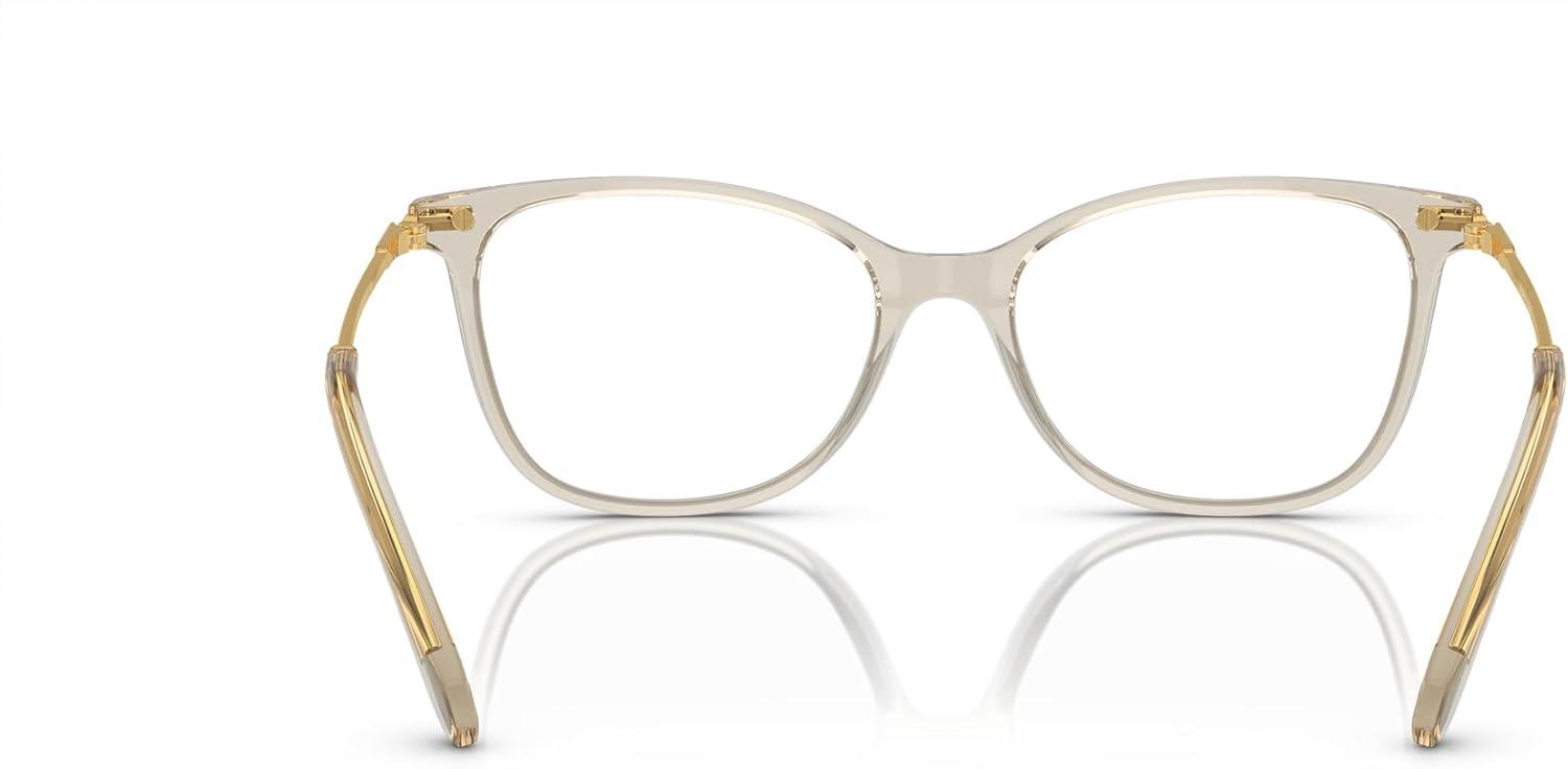 imageSwarovski Womens Sk2010 Square Prescription Eyewear FramesBeige TransparentDemo Lens