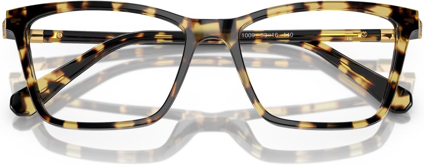 imageSwarovski Womens Sk2015 Rectangular Prescription Eyewear FramesCrystalDemo Lens