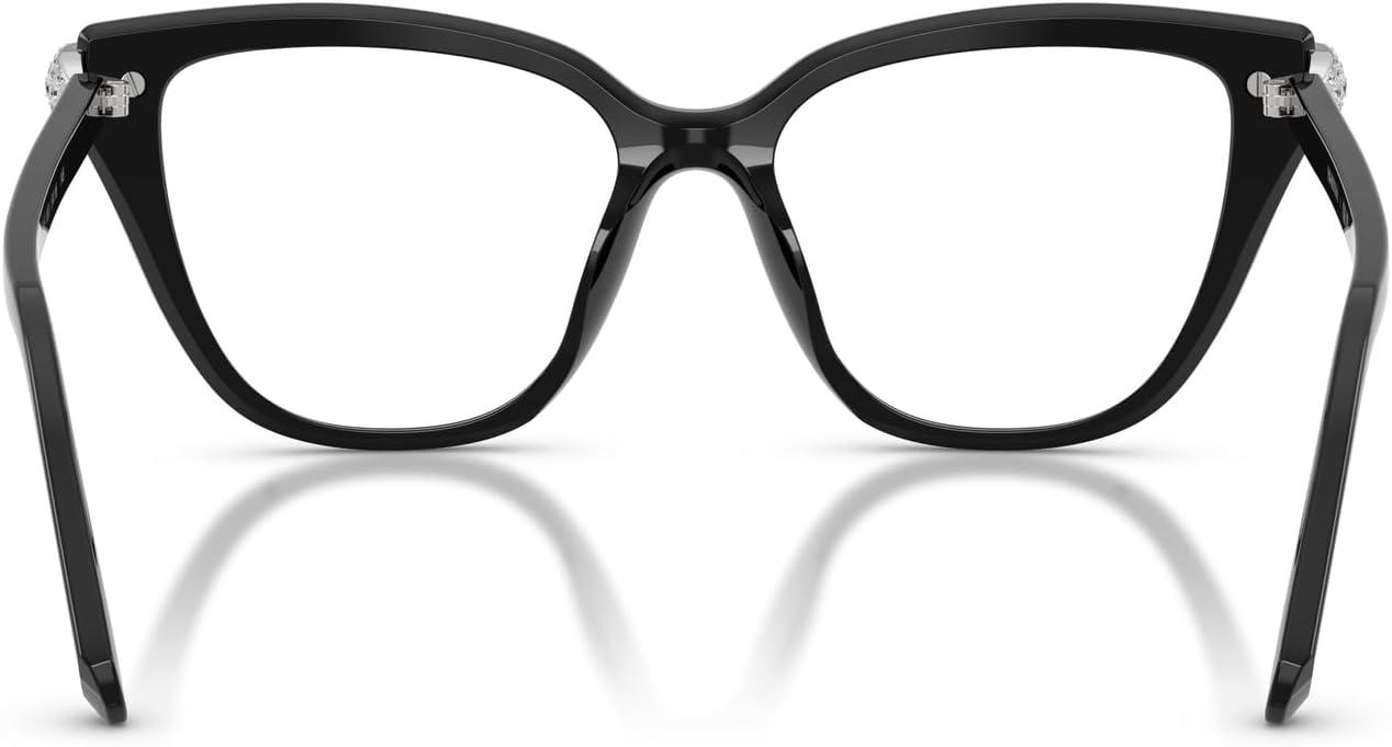 imageSwarovski Womens Sk2045 Cat Eye Prescription Eyewear FramesBlackDemo Lens