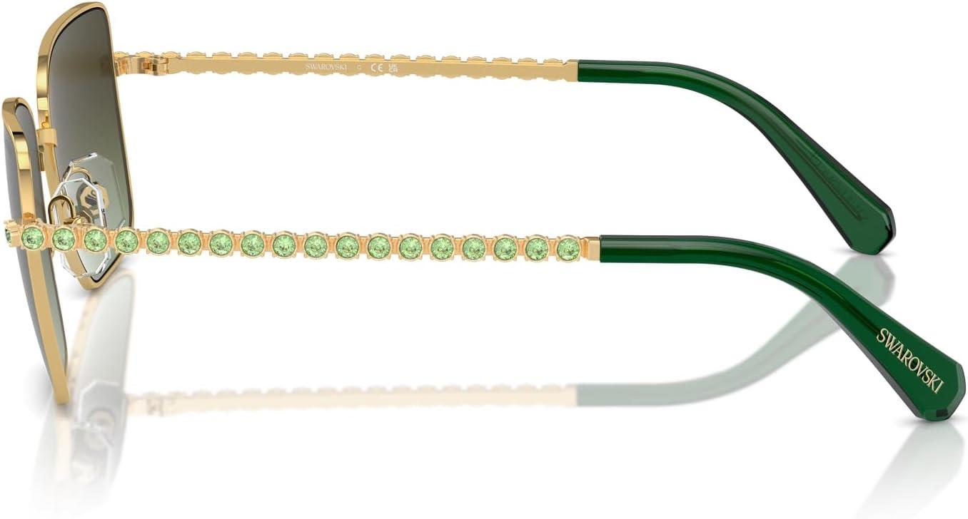 imageSwarovski Womens Sk7015 Square SunglassesHavanaDark Brown