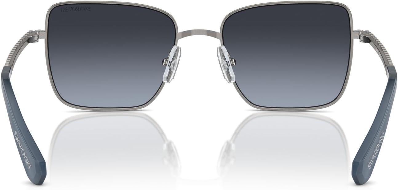 imageSwarovski Womens Sk7015 Square SunglassesMilky PinkLight Purple Brown