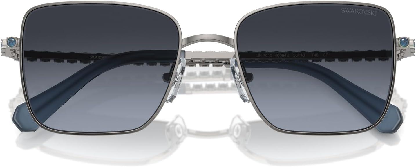 imageSwarovski Womens Sk7015 Square SunglassesMilky PinkLight Purple Brown