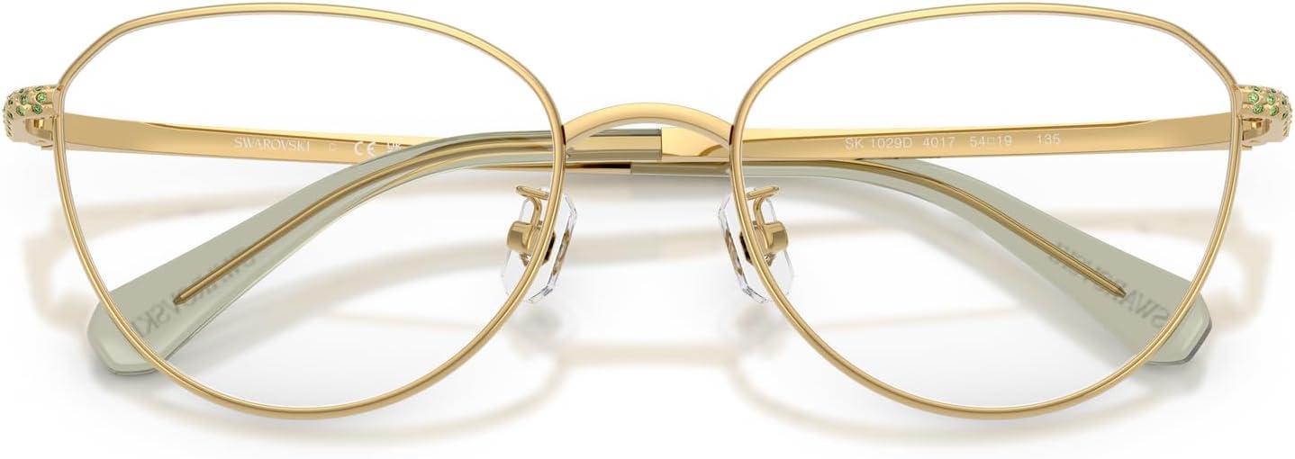 imageSwarovski womens Sk1029d Round Prescription Eyewear FramesGoldDemo Lens