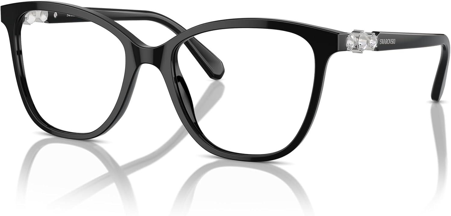 imageSwarovski womens Sk2020 Square Prescription Eyewear FramesBlackDemo Lens