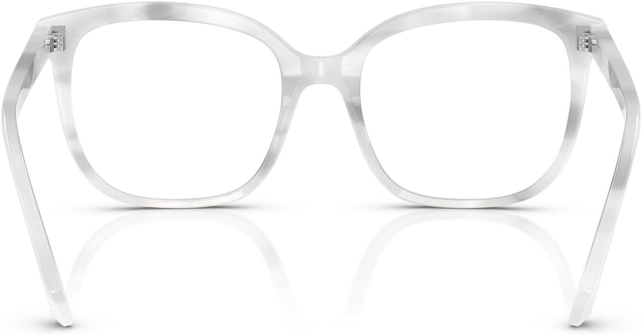 imageSwarovski womens Sk2033 Butterfly Prescription Eyewear FramesStripe WhiteDemo Lens