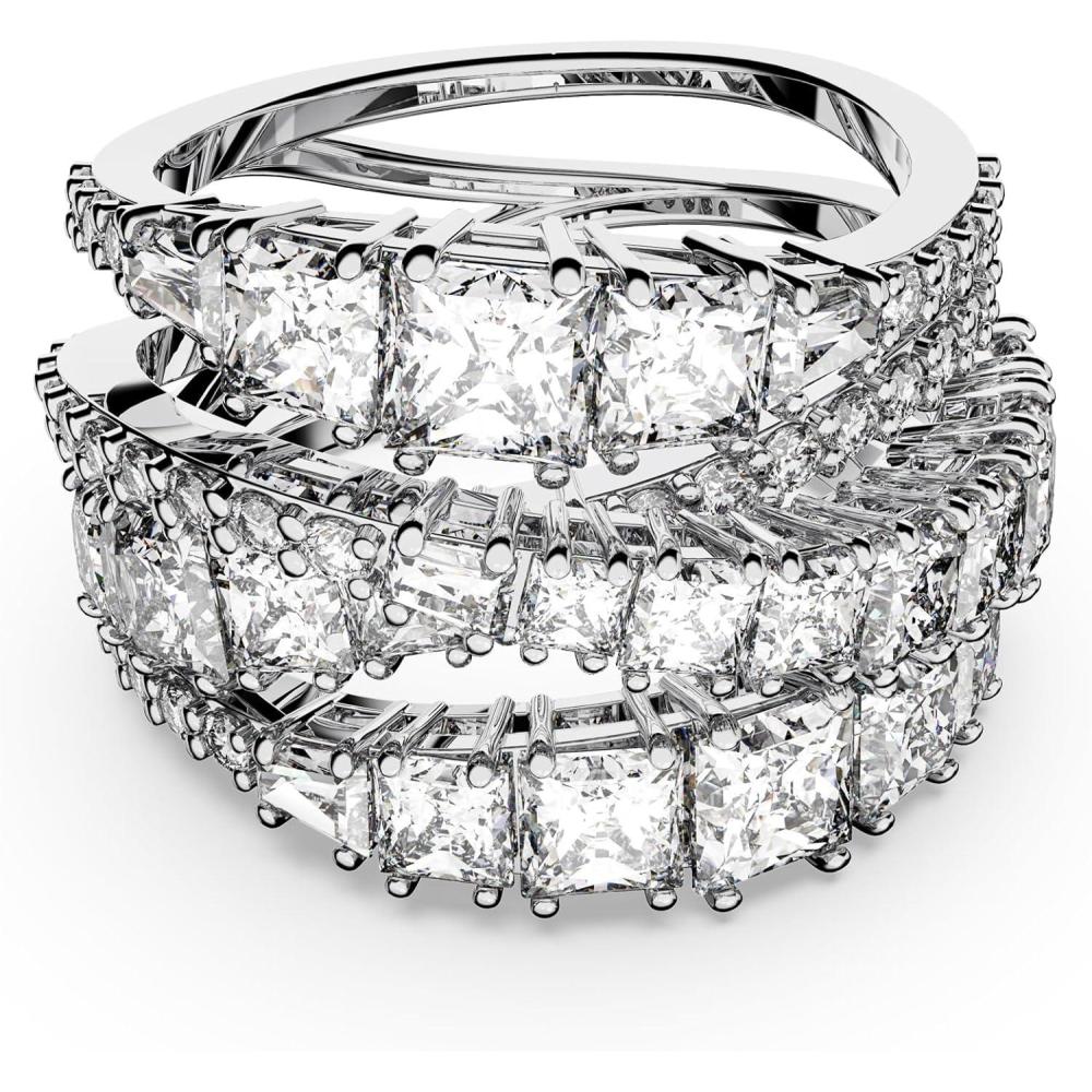 imageSwarovski Hypberola Ring Mixed Cuts Clear Rhodium FinishUS 6EU 52