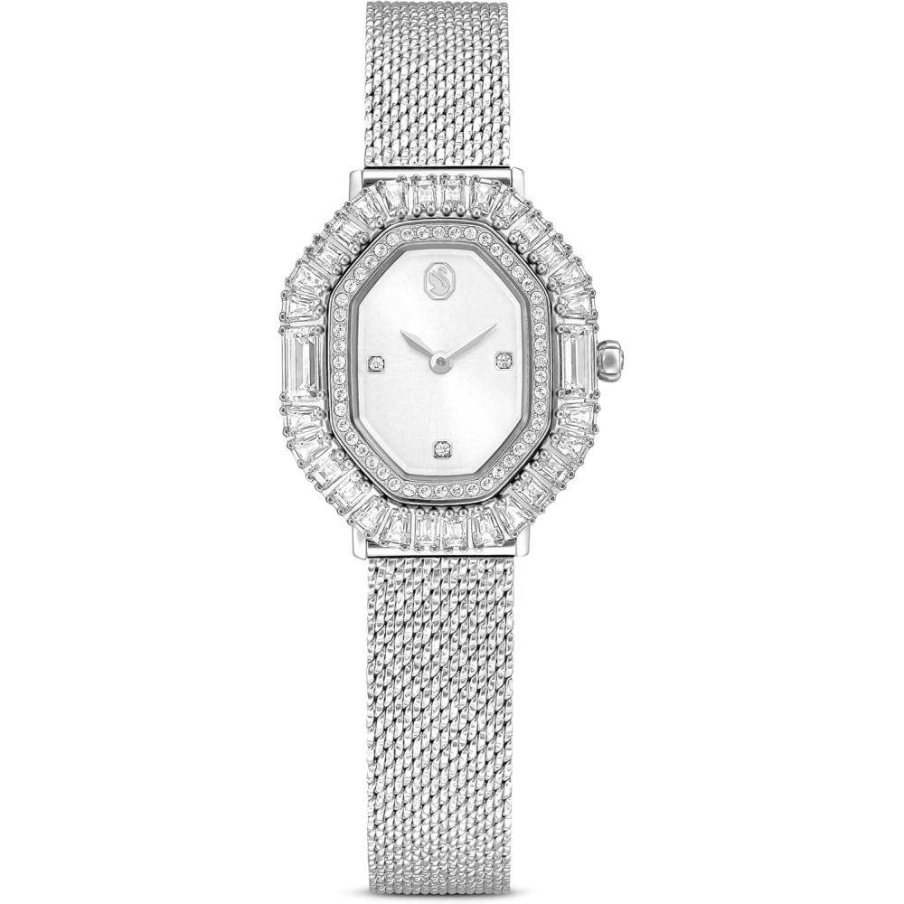 imageSwarovski Matrix Octagon Watch Metal Bracelet Silver Tone Stainless Steel