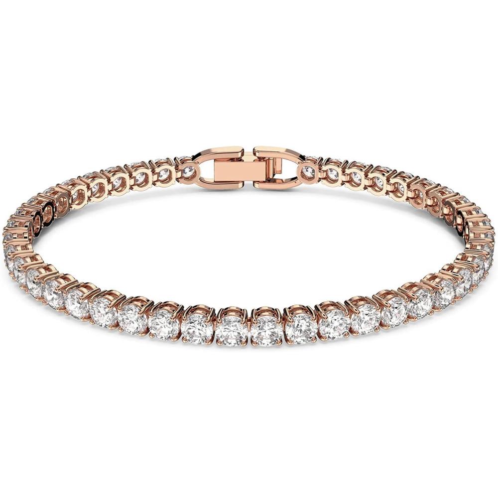 imageSwarovski Tennis Deluxe CollectionBracelet  Rose Gold Tone