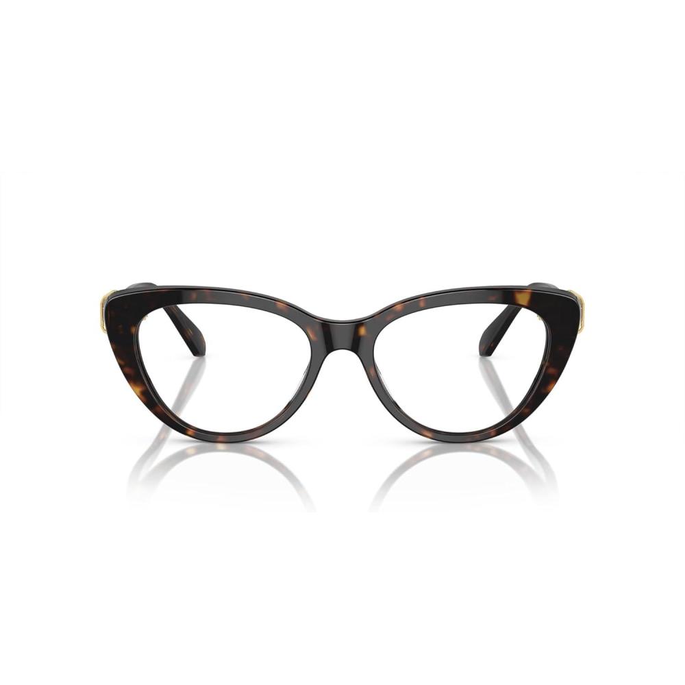 imageSwarovski Womens Sk2005 Cat Eye Prescription Eyewear FramesDark HavanaDemo Lens