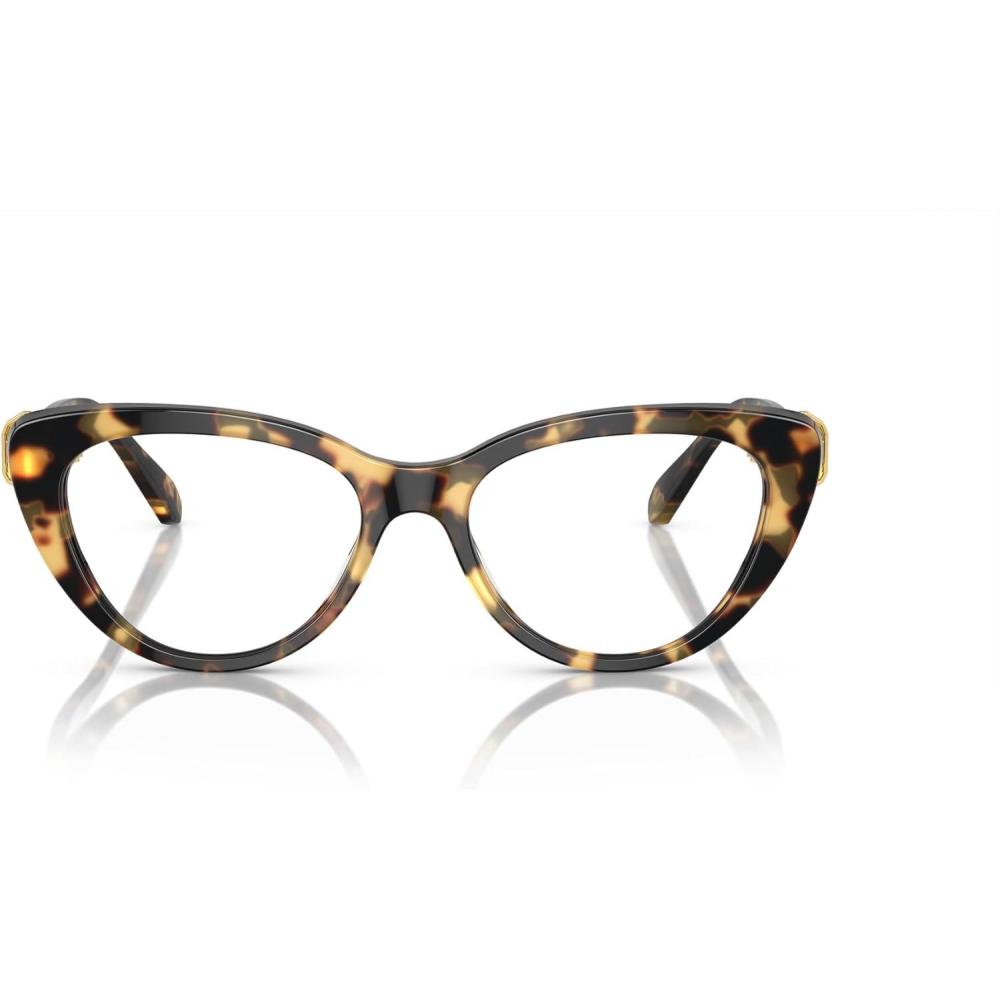 imageSwarovski Womens Sk2005 Cat Eye Prescription Eyewear FramesLight HavanaDemo Lens