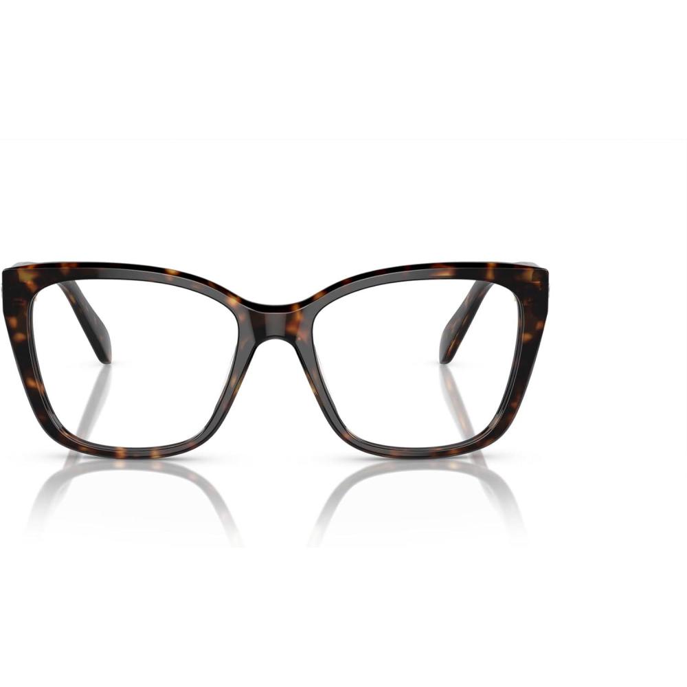 imageSwarovski Womens Sk2008 Square Prescription Eyewear FramesHavanaDemo Lens