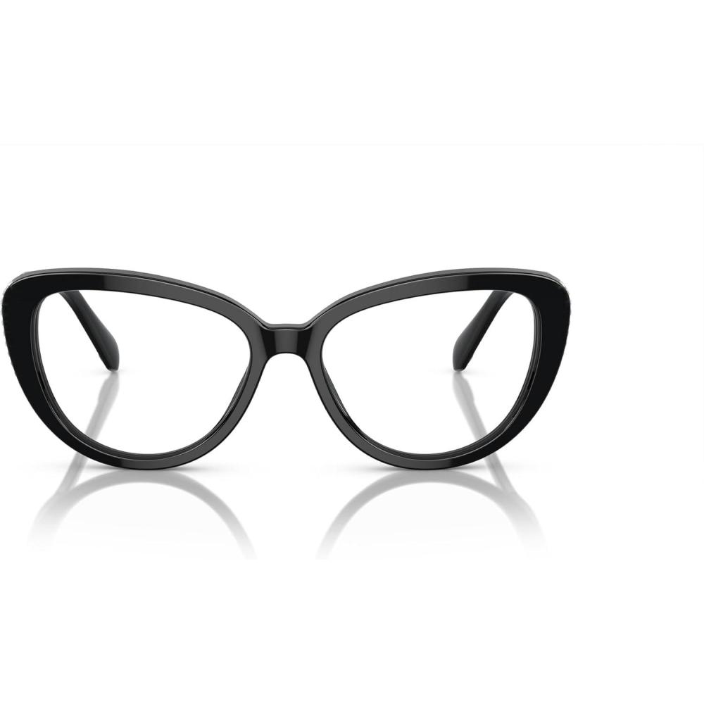 imageSwarovski Womens Sk2014 Cat Eye Prescription Eyewear FramesBlackGreyDemo Lens