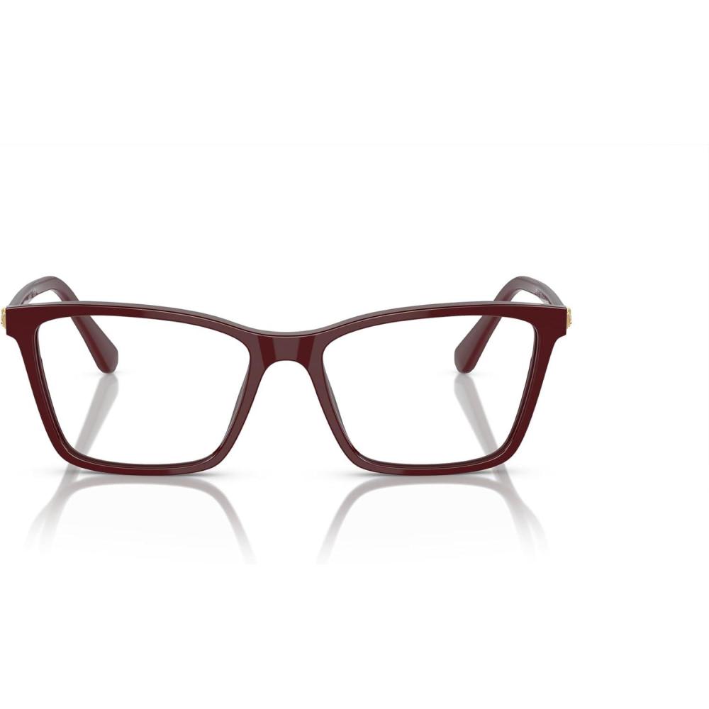 imageSwarovski Womens Sk2015 Rectangular Prescription Eyewear FramesBurgundyDemo Lens
