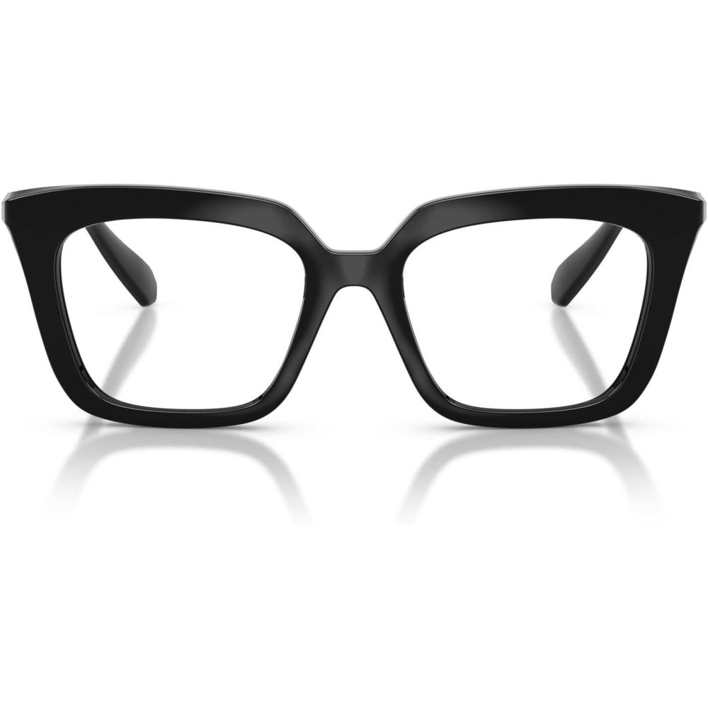 imageSwarovski Womens Sk2043 Square Prescription Eyewear FramesBlackDemo Lens