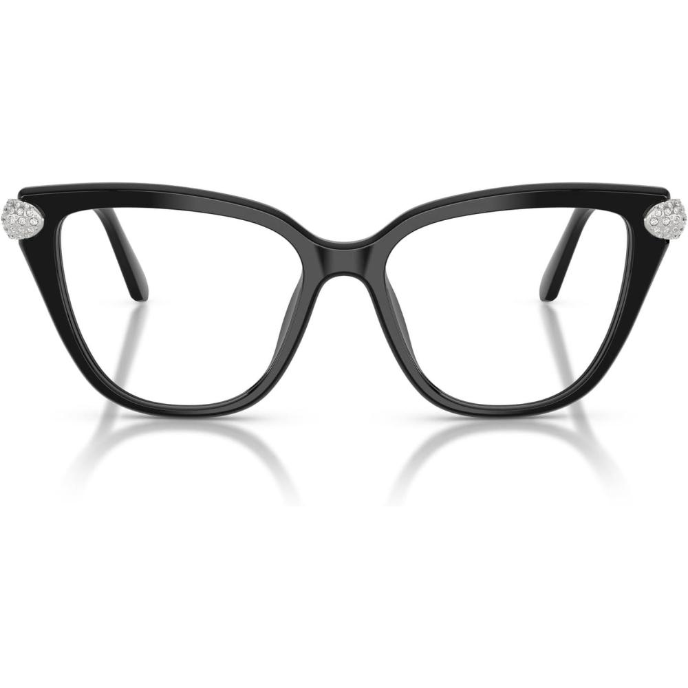 imageSwarovski Womens Sk2045 Cat Eye Prescription Eyewear FramesBlackDemo Lens