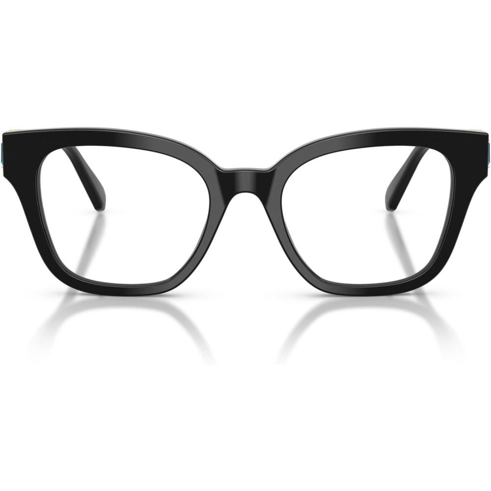 imageSwarovski Womens Sk2048f Low Bridge Fit Square Prescription Eyewear FramesBlackDemo Lens