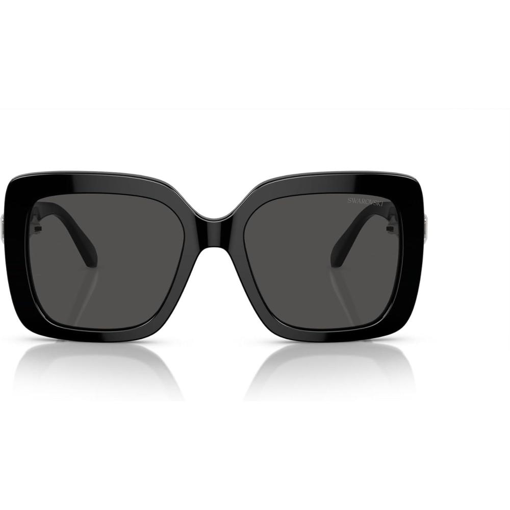 imageSwarovski Womens Sk6001 Square SunglassesHavana MediaDark Brown