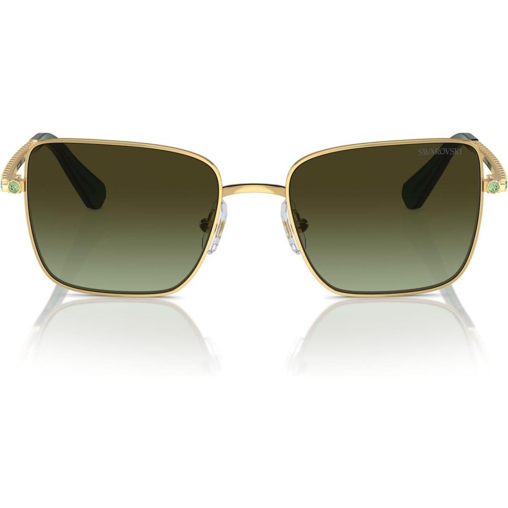 imageSwarovski Womens Sk7015 Square SunglassesHavanaDark Brown