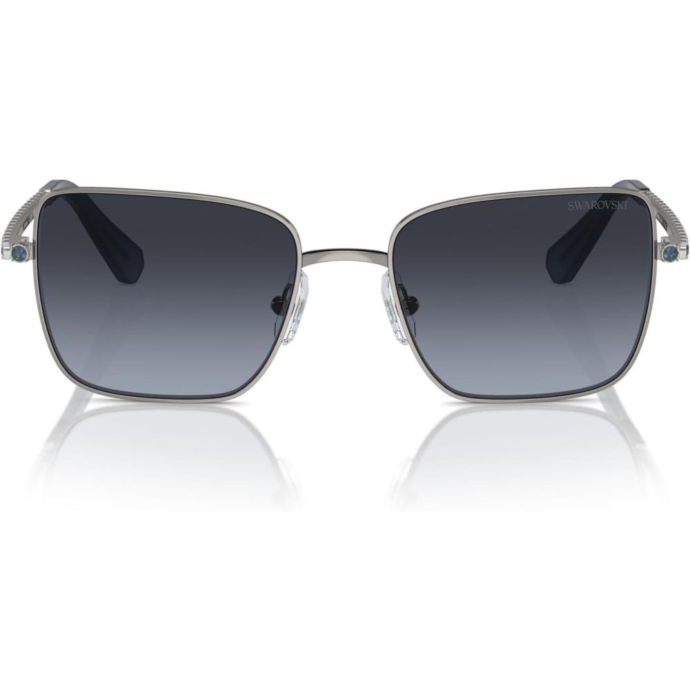 imageSwarovski Womens Sk7015 Square SunglassesMilky PinkLight Purple Brown