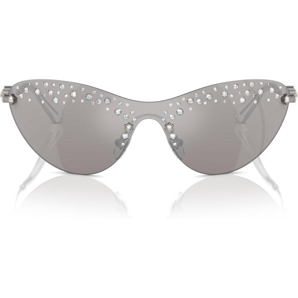 imageSwarovski Womens Sk7023 Rectangular SunglassesLight BlueDark Blue