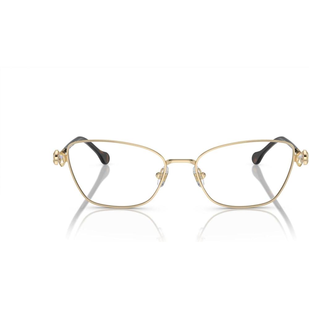 imageSwarovski womens Sk1006 Square Prescription Eyewear FramesPale GoldDemo Lens