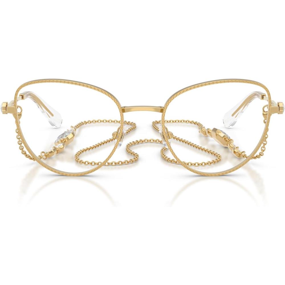 imageSwarovski womens Sk1022 Cat Eye Prescription Eyewear FramesGoldDemo Lens
