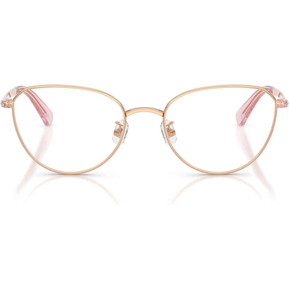 imageSwarovski womens Sk1029d Round Prescription Eyewear FramesRose GoldDemo Lens