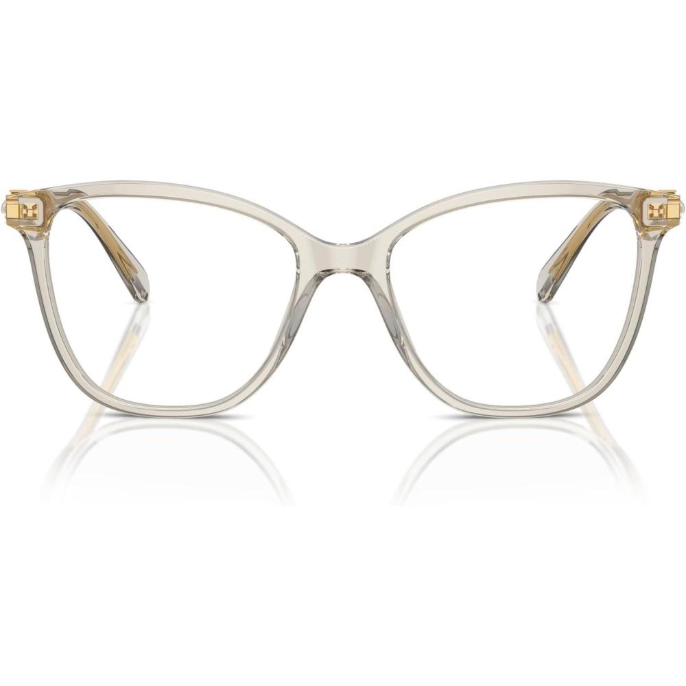 imageSwarovski womens Sk2020 Square Prescription Eyewear FramesTransparent BeigeDemo Lens