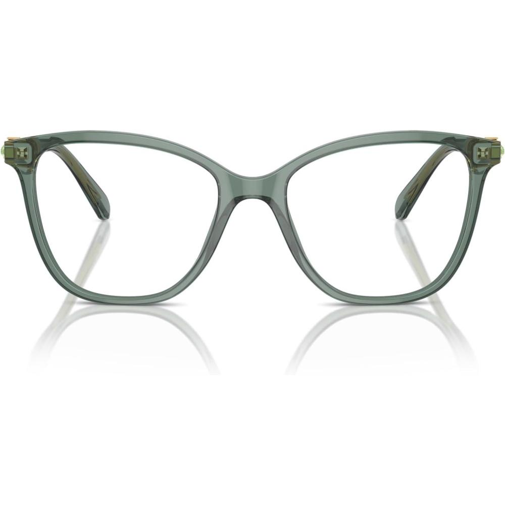 imageSwarovski womens Sk2020 Square Prescription Eyewear FramesTransparent GreenDemo Lens
