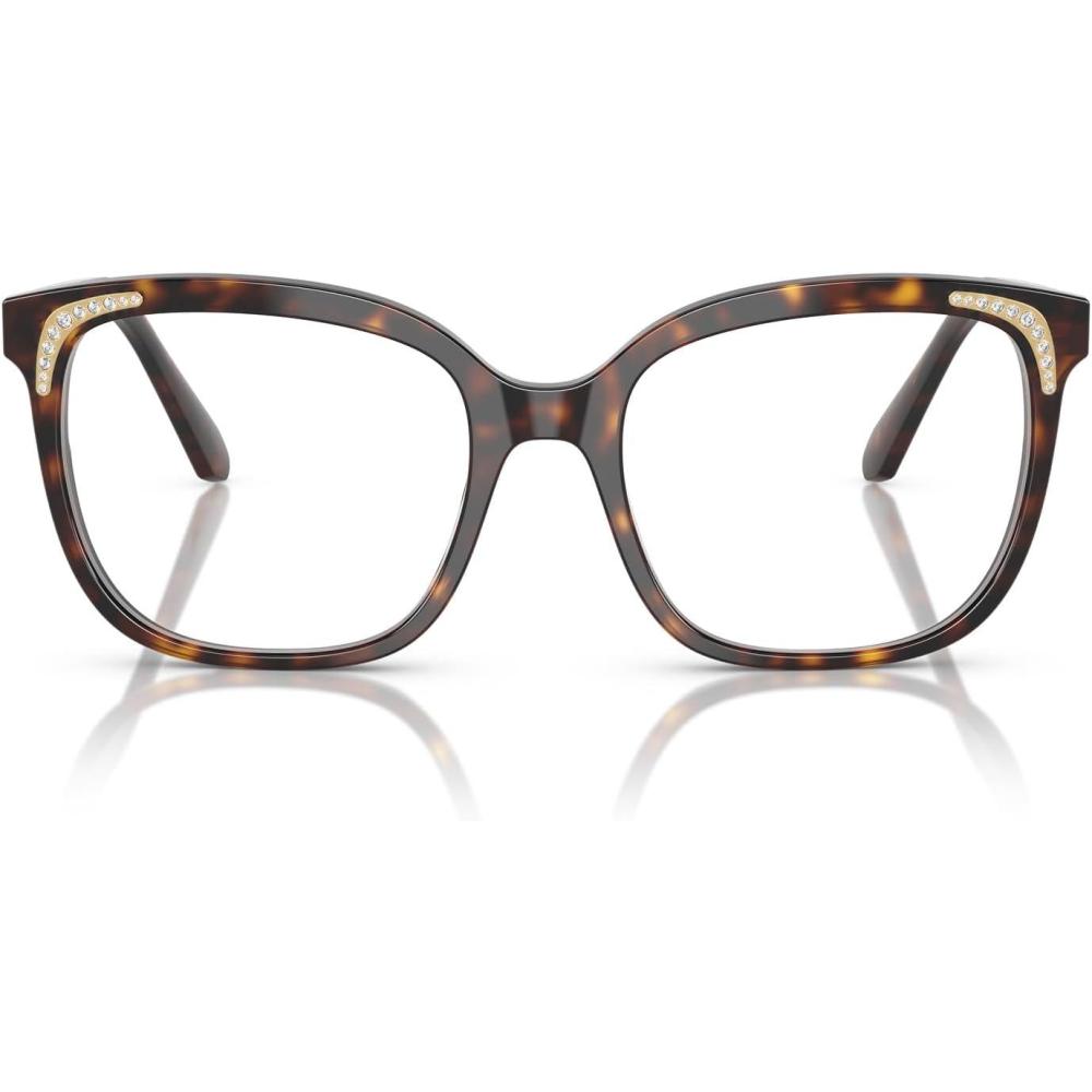imageSwarovski womens Sk2033 Butterfly Prescription Eyewear FramesHavanaDemo Lens
