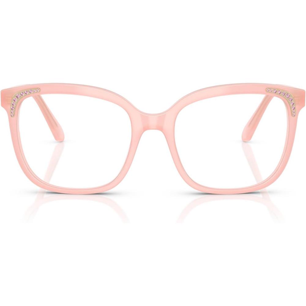 imageSwarovski womens Sk2033 Butterfly Prescription Eyewear FramesMilky PinkDemo Lens