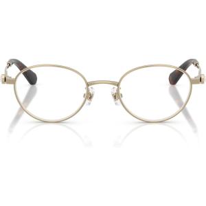 Swarovski Women’s Sk1028td Round Prescription Eyewear Frames(Pale Gold/Demo Lens)