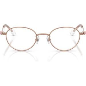 Swarovski Women’s Sk1028td Round Prescription Eyewear Frames(Rose Gold/Demo Lens)