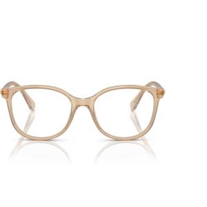 Swarovski Women’s Sk2002 Square Prescription Eyewear Frames(Opaline Light Brown/Demo Lens)