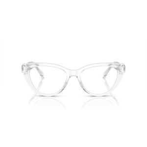 Swarovski Women’s Sk2005 Cat Eye Prescription Eyewear Frames(Crystal/Demo Lens)