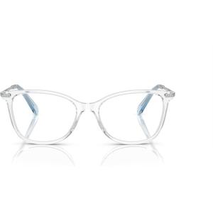 Swarovski Women’s Sk2010 Square Prescription Eyewear Frames(Crystal/Demo Lens)