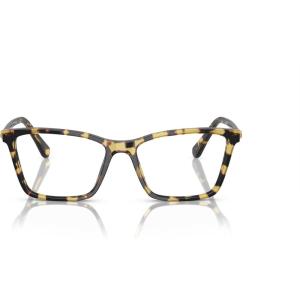 Swarovski Women’s Sk2015 Rectangular Prescription Eyewear Frames(Crystal/Demo Lens)