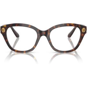 Swarovski Women’s Sk2038 Square Prescription Eyewear Frames(Havana/Demo Lens)