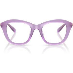 Swarovski Women’s Sk2042u Universal Fit Cat Eye Prescription Eyewear Frames(Milky Lilac/Demo Lens)