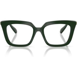 Swarovski Women’s Sk2043 Square Prescription Eyewear Frames(Green/Demo Lens)
