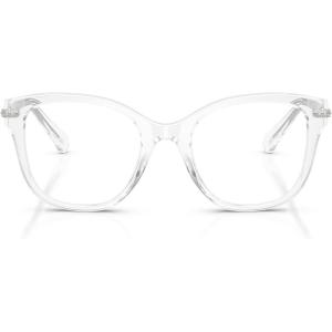 Swarovski Women’s Sk2044 Square Prescription Eyewear Frames(Transparent/Demo Lens)