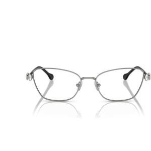 Swarovski womens Sk1006 Square Prescription Eyewear Frames(Gunmetal/Demo Lens)