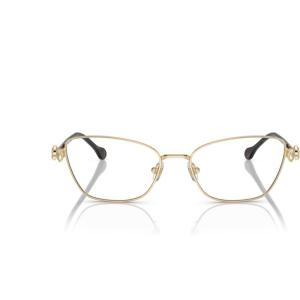 Swarovski womens Sk1006 Square Prescription Eyewear Frames(Pale Gold/Demo Lens)