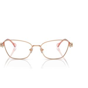 Swarovski womens Sk1006 Square Prescription Eyewear Frames(Rose Gold/Demo Lens)