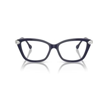 Swarovski womens Sk2011 Cat Eye Prescription Eyewear Frames(Blue/Demo Lens)