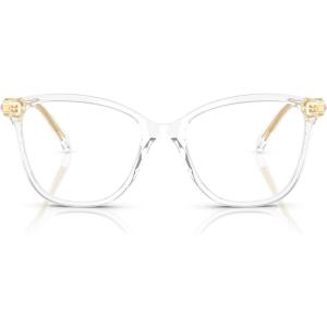 Swarovski womens Sk2020 Square Prescription Eyewear Frames(Crystal/Demo Lens)