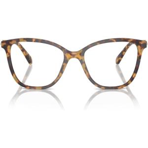 Swarovski womens Sk2020 Square Prescription Eyewear Frames(Havana/Demo Lens)