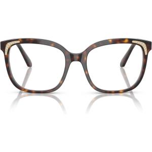 Swarovski womens Sk2033 Butterfly Prescription Eyewear Frames(Havana/Demo Lens)