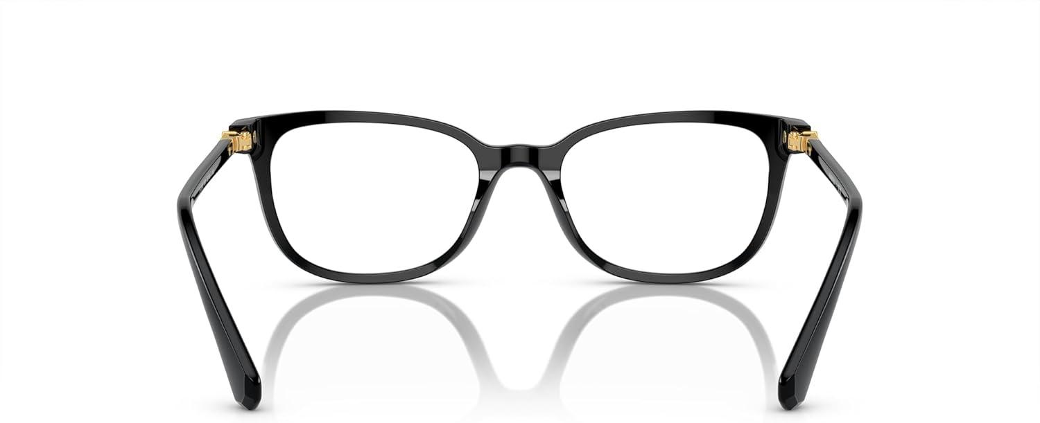 imageSwarovski Womens Sk2003 Rectangular Prescription Eyewear FramesBlackDemo Lens